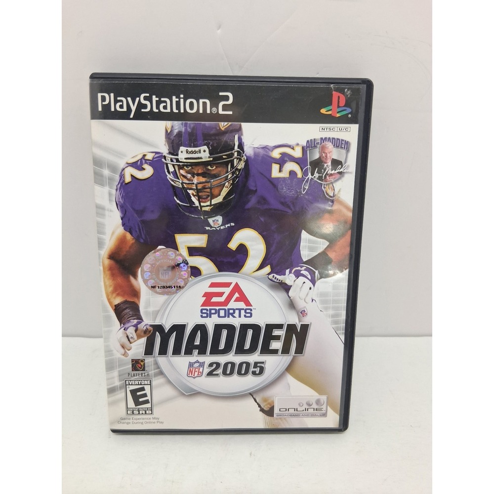 Madden NFL 2005 Sony PlayStation 2 PS2 Complete CIB